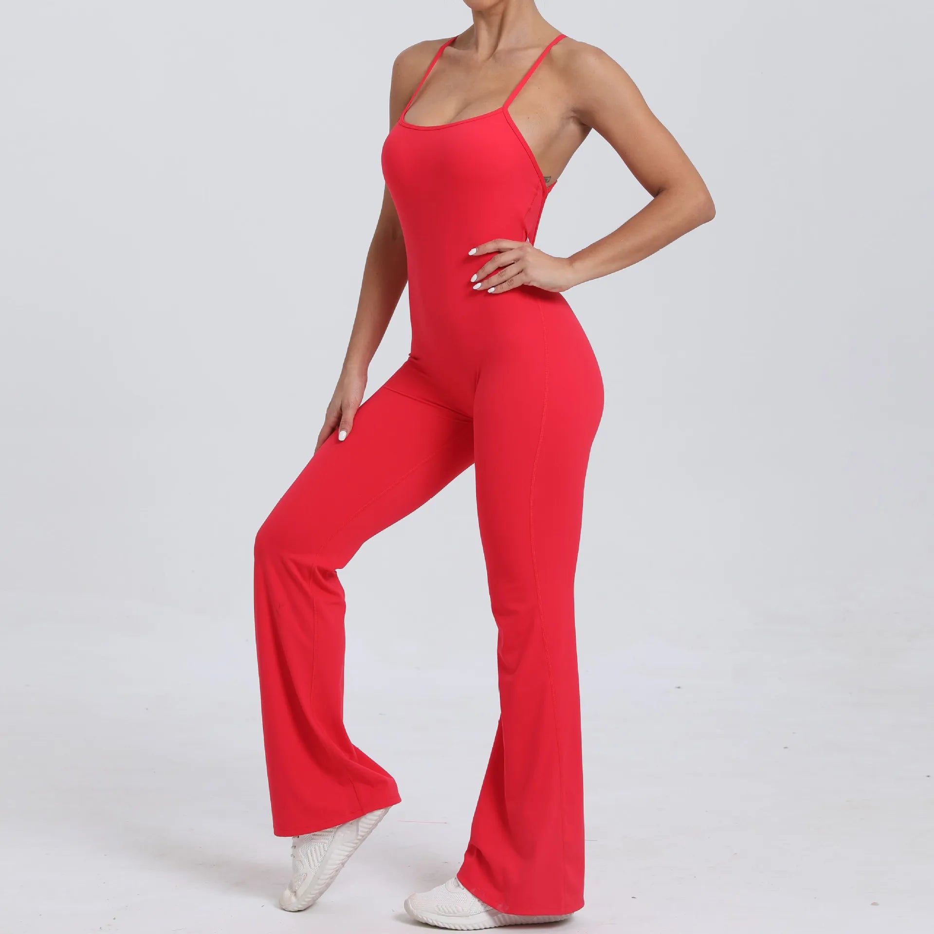 Workout Clothes Women Tracksuit Yoga Set Backless Jumpsuits One Piece Fitness Workout Rompers Sportswear Push Up Gym Set