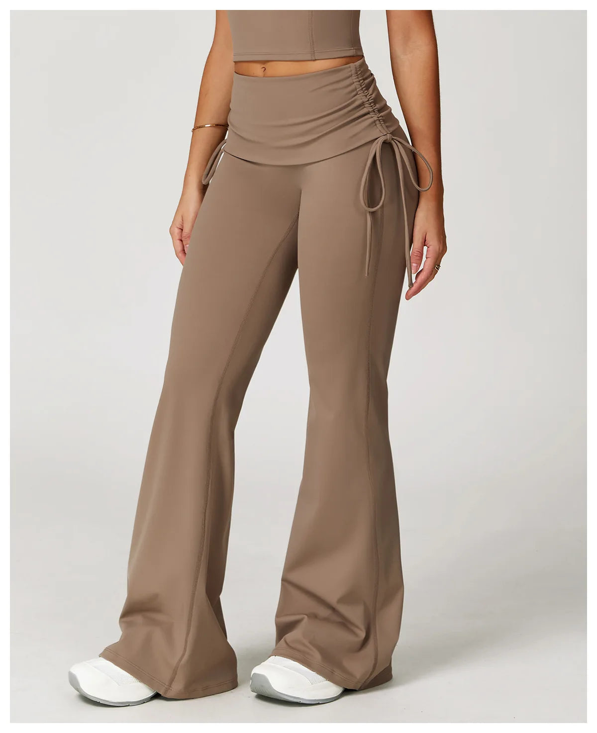 Yoga Bell-bottoms Gym Leggings Women Wide Leg Pants High Waist Booty Lifting Leggings Pants Women Sports Clothing Fitness Wear