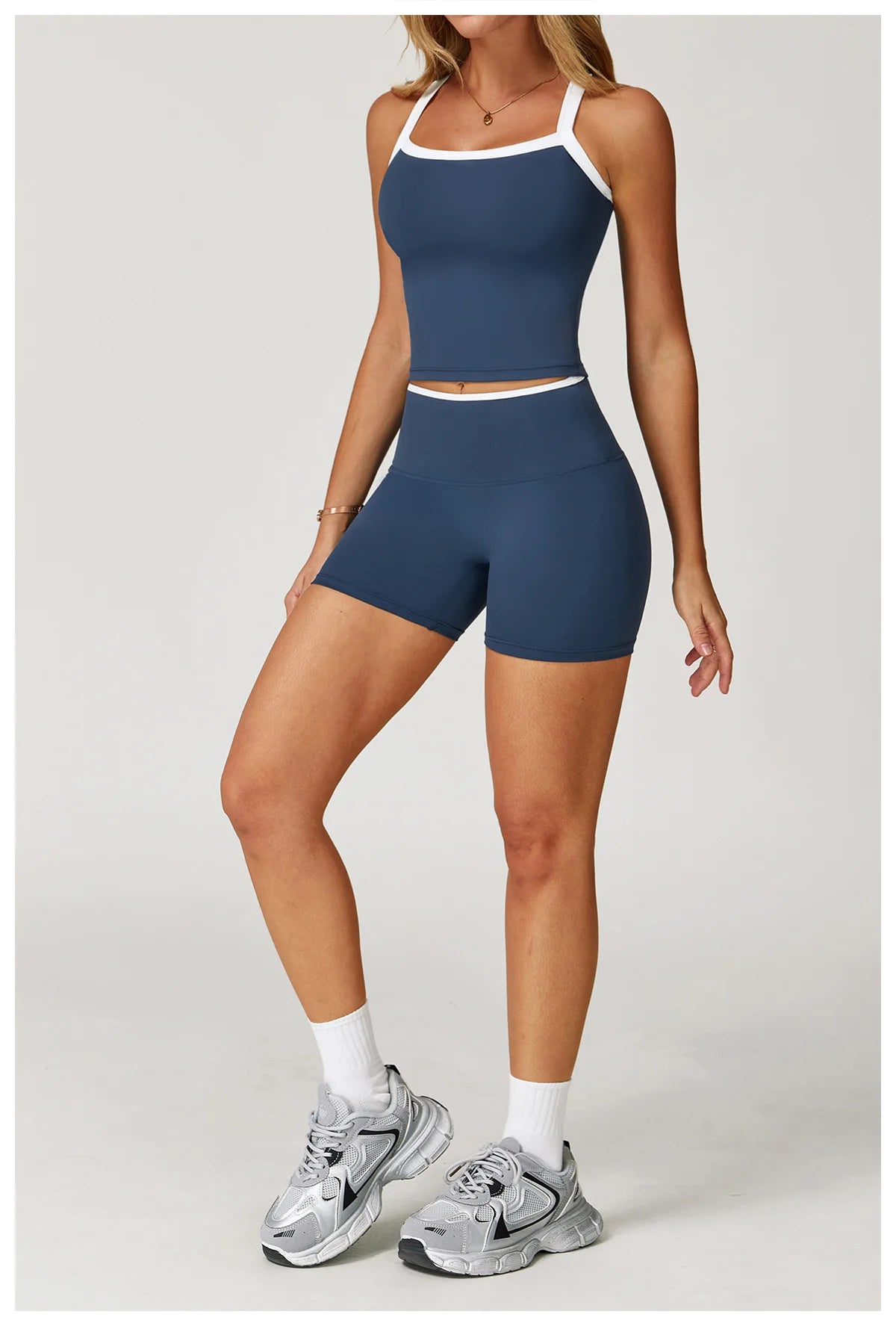Women Yoga Shorts High Waist Workout Shorts Fitness Impact Shorts Yoga Lift Butt Fitness Ladies Cycling Gym Running Short Pants