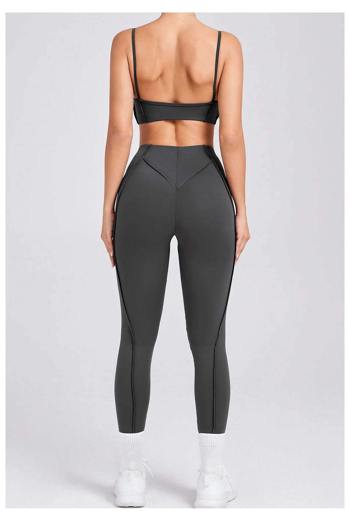 Women's Tracksuit 2 Pieces Seamless Yoga Set Workout Push Up Sportswear Gym Clothing High Waist Leggings Fitness Sports Suits