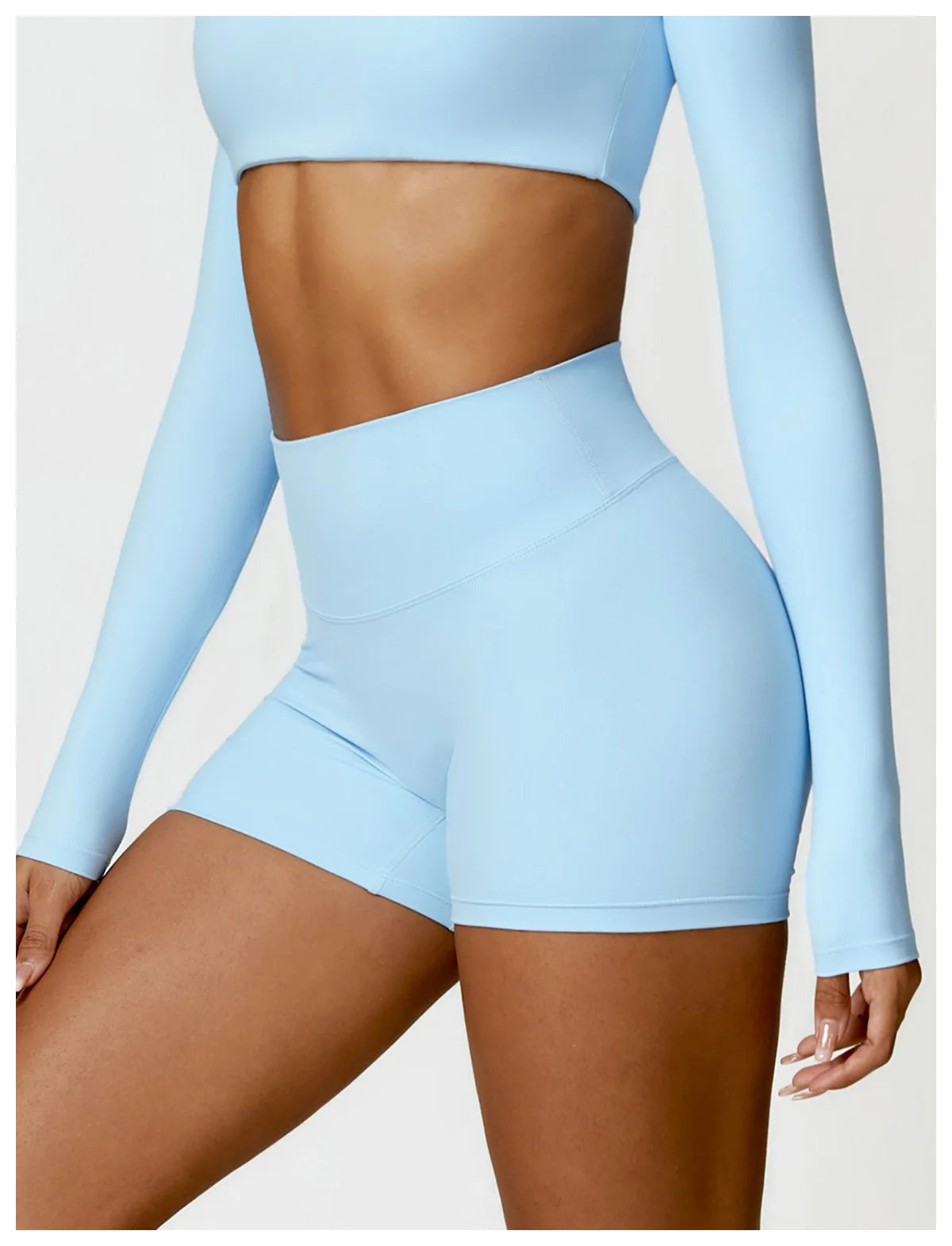 Women Sports Short Yoga Legging Shorts Squat Proof High Waist Fitness Tight Shorts Cycling Running Push Up Workout Gym Shorts