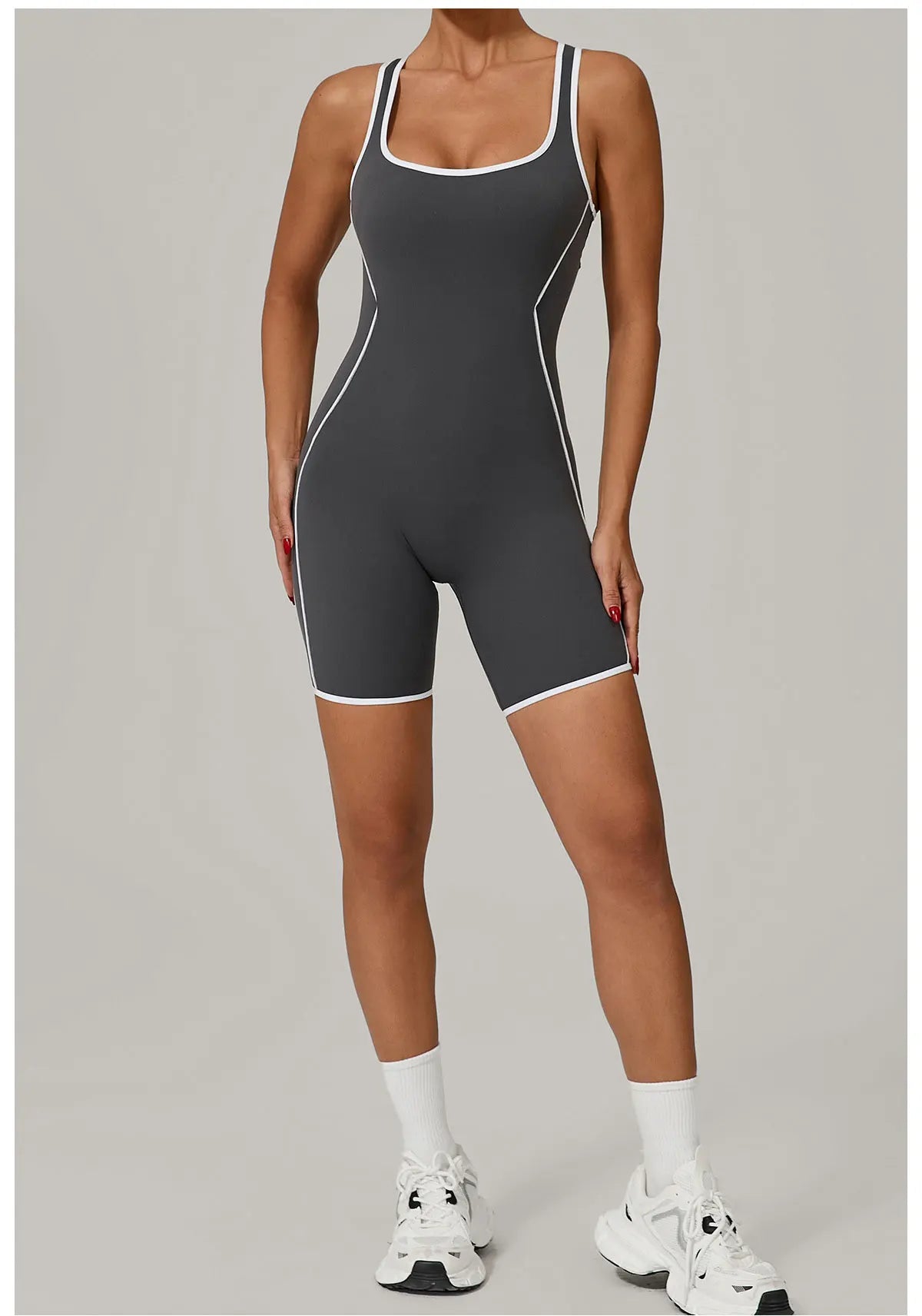 Color Blocked Gym Set Women Tracksuit Yoga Suit Sportswear Women Sports Jumpsuit Fitness Rompers Female Push Up Workout Bodysuit