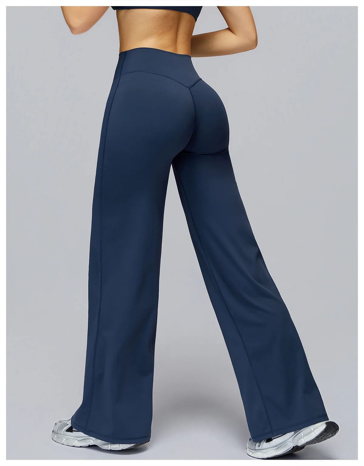 High Waist Flared Leggings Women Gym Fitness Yoga Pants Workout Runing Sport Leggings Women's Control Tummy Yoga Wide Leg Pants