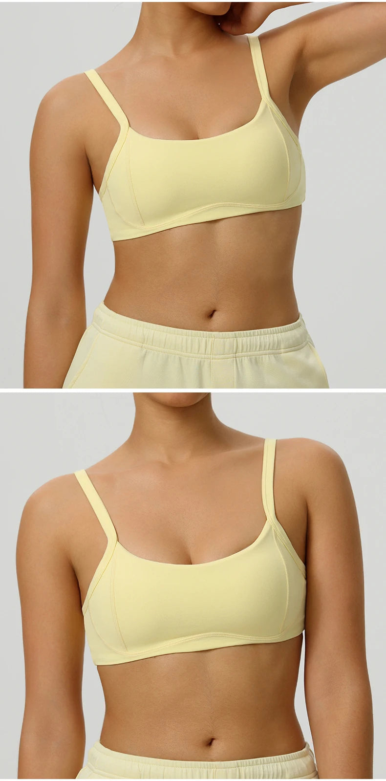 Women Breathable Sports Bra Anti-Sweat Fitness Top Yoga Bra Shockproof Crop Top Push Up High Strength Sport Bra Gym Workout Top
