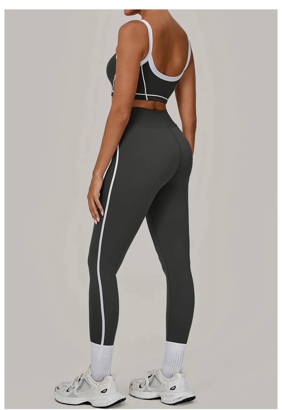 2PCS Yoga Suit Women Tracksuit Sports Bra High Waist Leggings Sports Outfit Gym Set Fitness Workout Clothes Running Sportswear