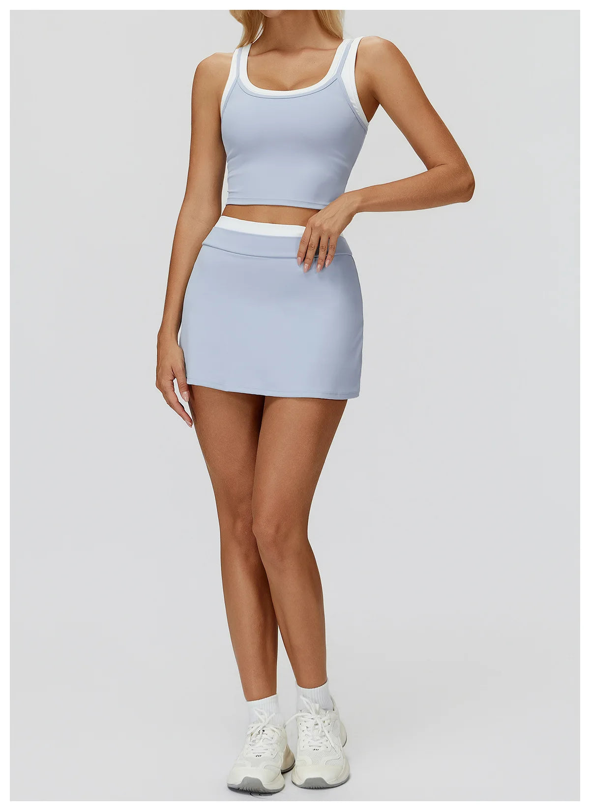 High Waist Sports Short Skirt Lined Shorts Fitness Yoga Quick Dry Running Workout Sport Skirts Tennis Skirt Golf Wear for Women