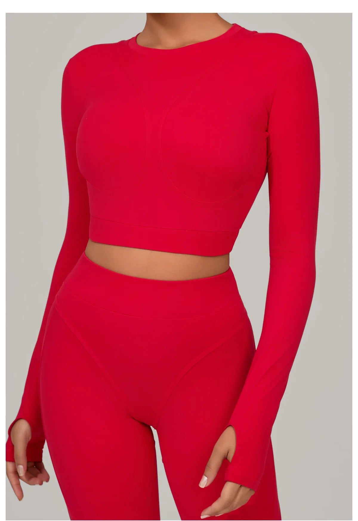Women Yoga Shirts Crop Top Fitness Long Sleeves Push Up Shirts Women Yoga Sports Gym Clothes Running Quick-drying Workout Tops
