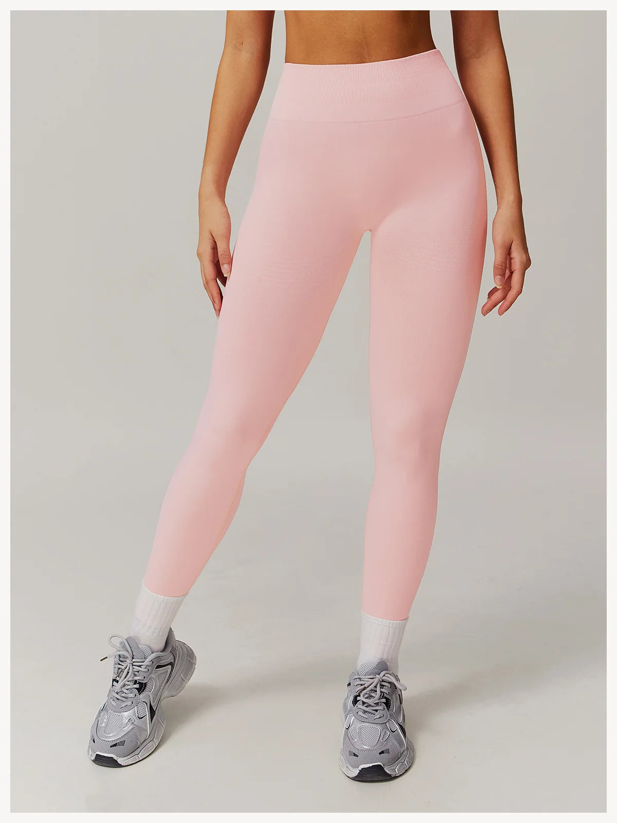 High Waist Seamless Leggings Women Fitness Running Yoga Pants Ribbed Leggings Energy Gym Tights Leggings Casual Workout Leggings