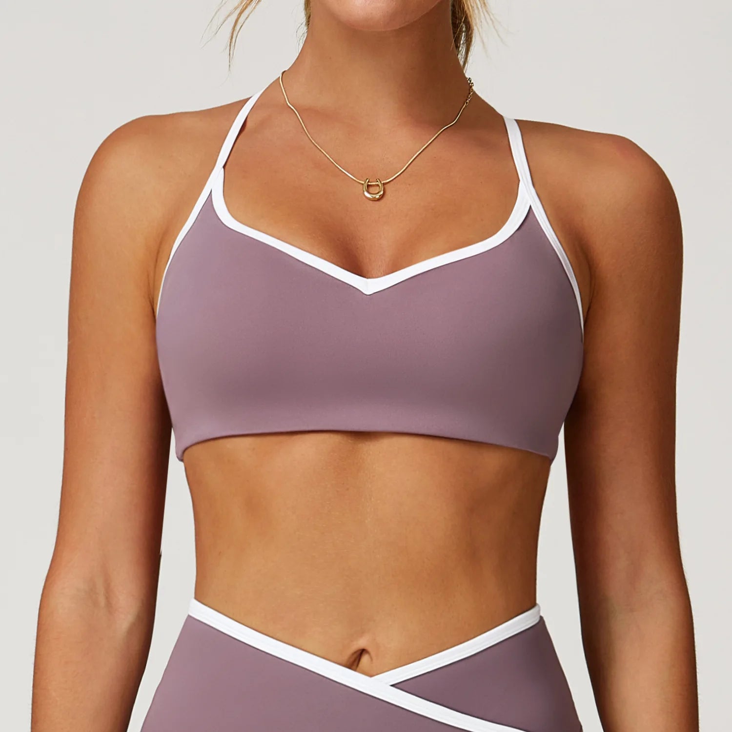 Gym Underwear Women's Sport Bra Sports Bra Anti-sweat Breathable Yoga Bra Shockproof Crop Top Fitness Top Push Up Workout Tops