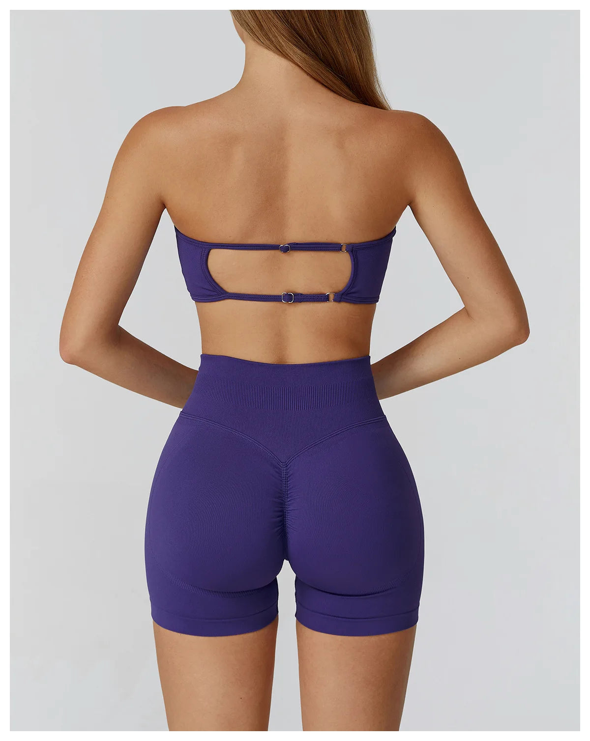 Seamless Women Strapless Yoga Vest Sexy Beautiful Back Sports Bra for Women's Underwear Gym Bra Push Up Quick Drying Fitness Top