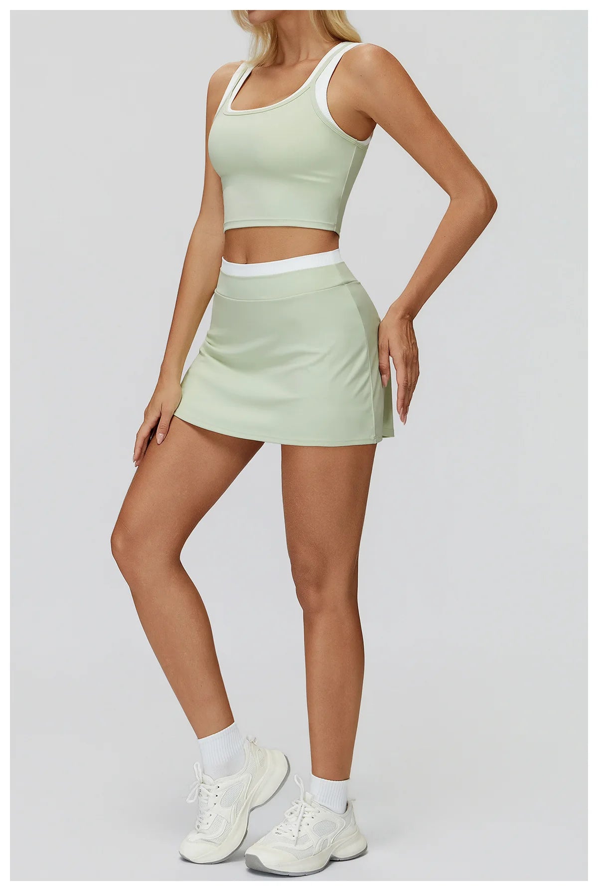 High Waist Sports Short Skirt Lined Shorts Fitness Yoga Quick Dry Running Workout Sport Skirts Tennis Skirt Golf Wear for Women