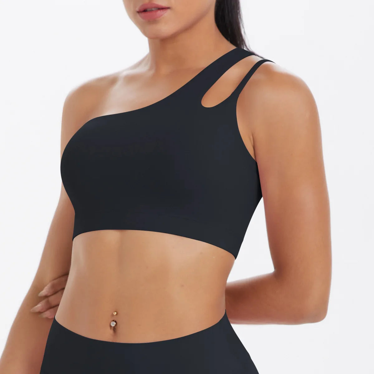Sports Bra Women Push Up Fitness Bras One Shoulder Underwear Shockproof Yoga Bra Workout Bra Yoga Running Bra Sexy Vest