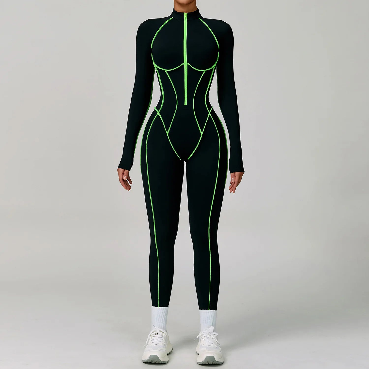 Zipper Rompers Workout Jumpsuit Sports Overalls Women Gym Clothing Running Fitness Suits Gym Tracksuit Short Sportswear Yoga Set