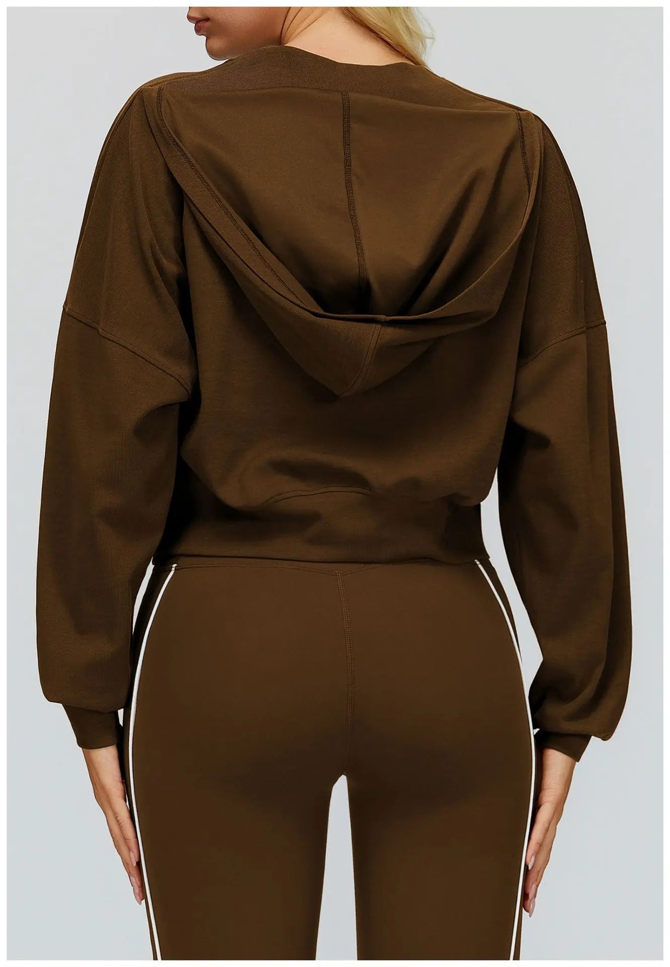 Hooded Hoodie Women's Long Sleeved Warm Windproof Casual Loose Sports Hoodie Outdoor Hiking and Running Sports Jacket