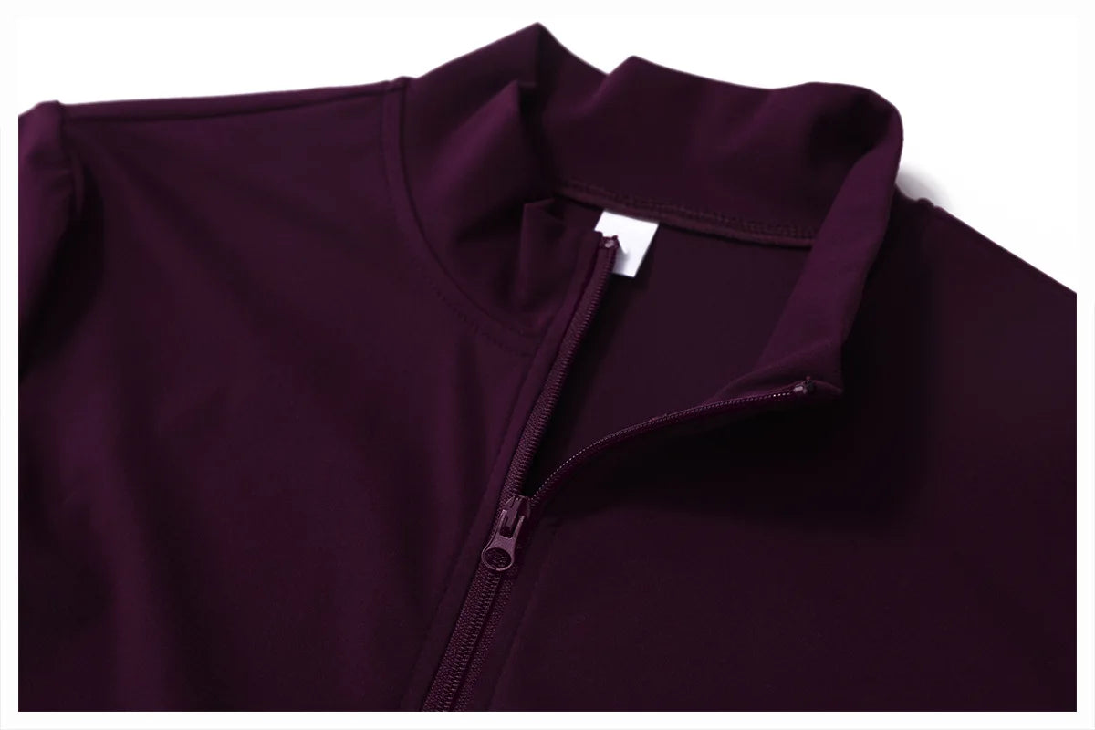 Women Outdoor Running Fitness Wear T-shirt Long Sleeved Thumb Holes Top Zipper Yoga Long Sleeved Yoga Shirt Gym Push Up Workout