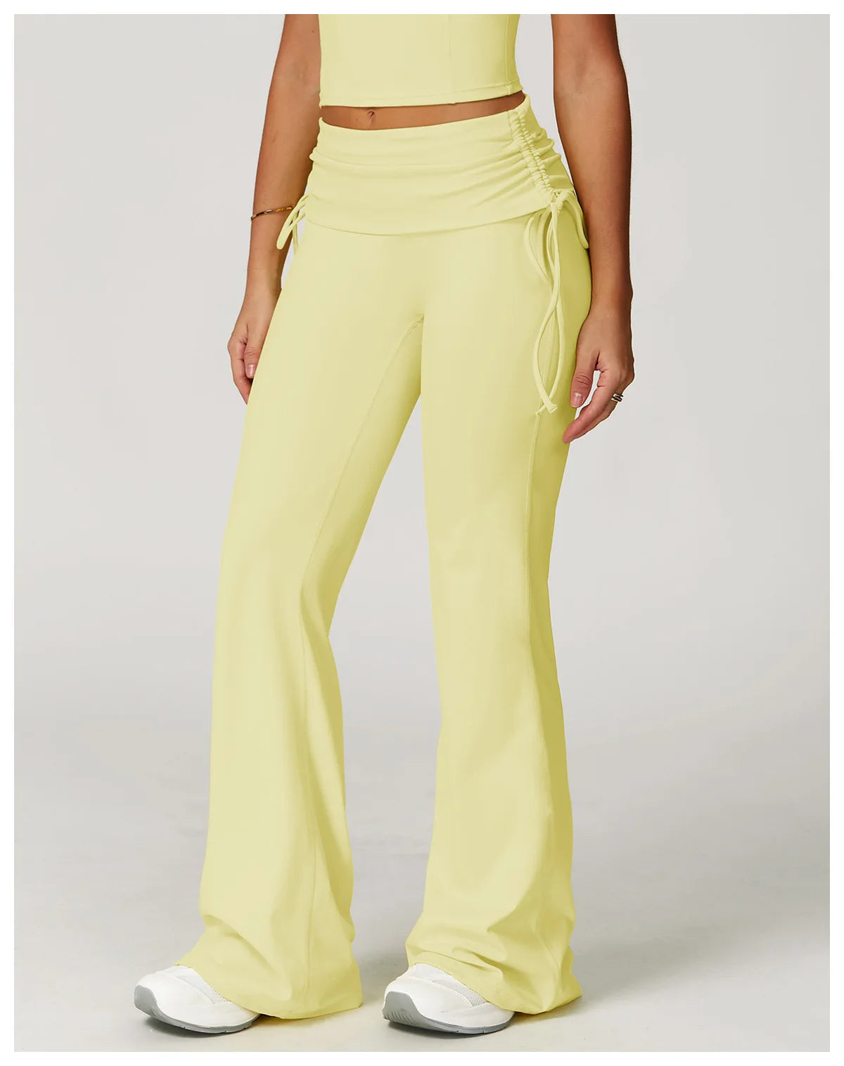Yoga Bell-bottoms Gym Leggings Women Wide Leg Pants High Waist Booty Lifting Leggings Pants Women Sports Clothing Fitness Wear