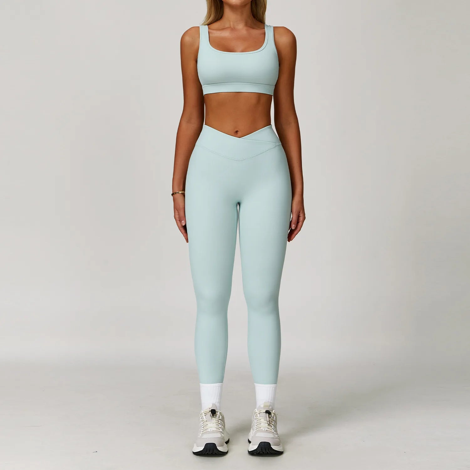 Sportswear Yoga Set 2PCS Gym Clothes Workout Outfits Yoga Suits For Women Tracksuits Fitness Set Sports Bra Running Gym Leggings