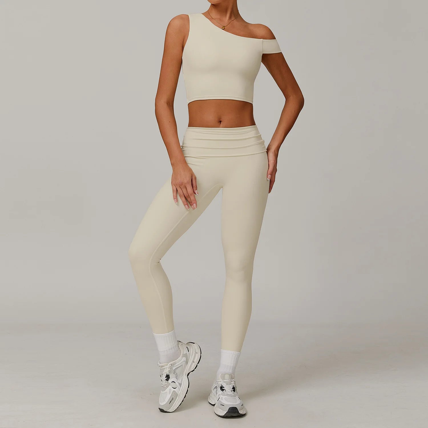 Yoga Set 2 Pieces Women Clothes Workout Outfits Fitness Sportswear Gym Tracksuit High Waist Leggings Sports Bra Athletic Wear