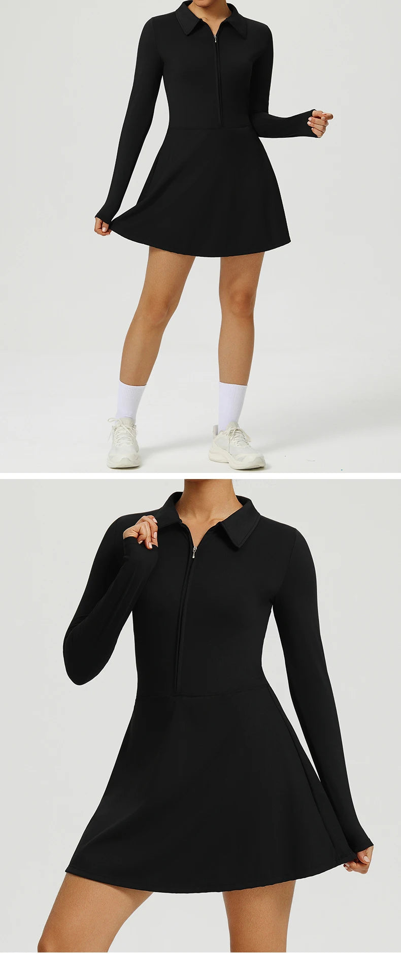 Gym Jumpsuits Women's Rompers Fitness Suit Sports Overalls Woman Tracksuit Yoga Clothing Workout Zipper Long Sleeved Sportswear