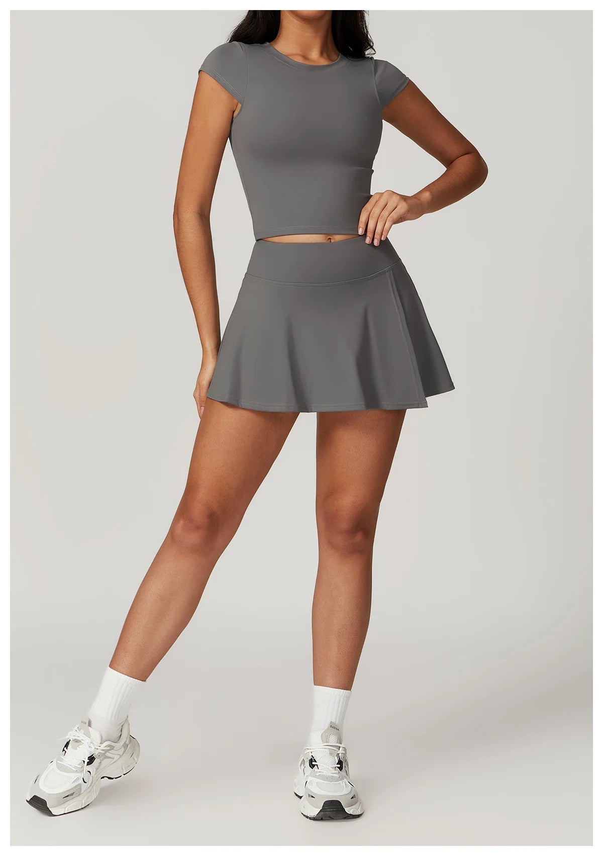 Summer Slim Yoga Shorts Women Short Skirts Ultra Short Mini Skirts Gym Exercise Running Fitness Tennis Anti-Light Sports Skirts