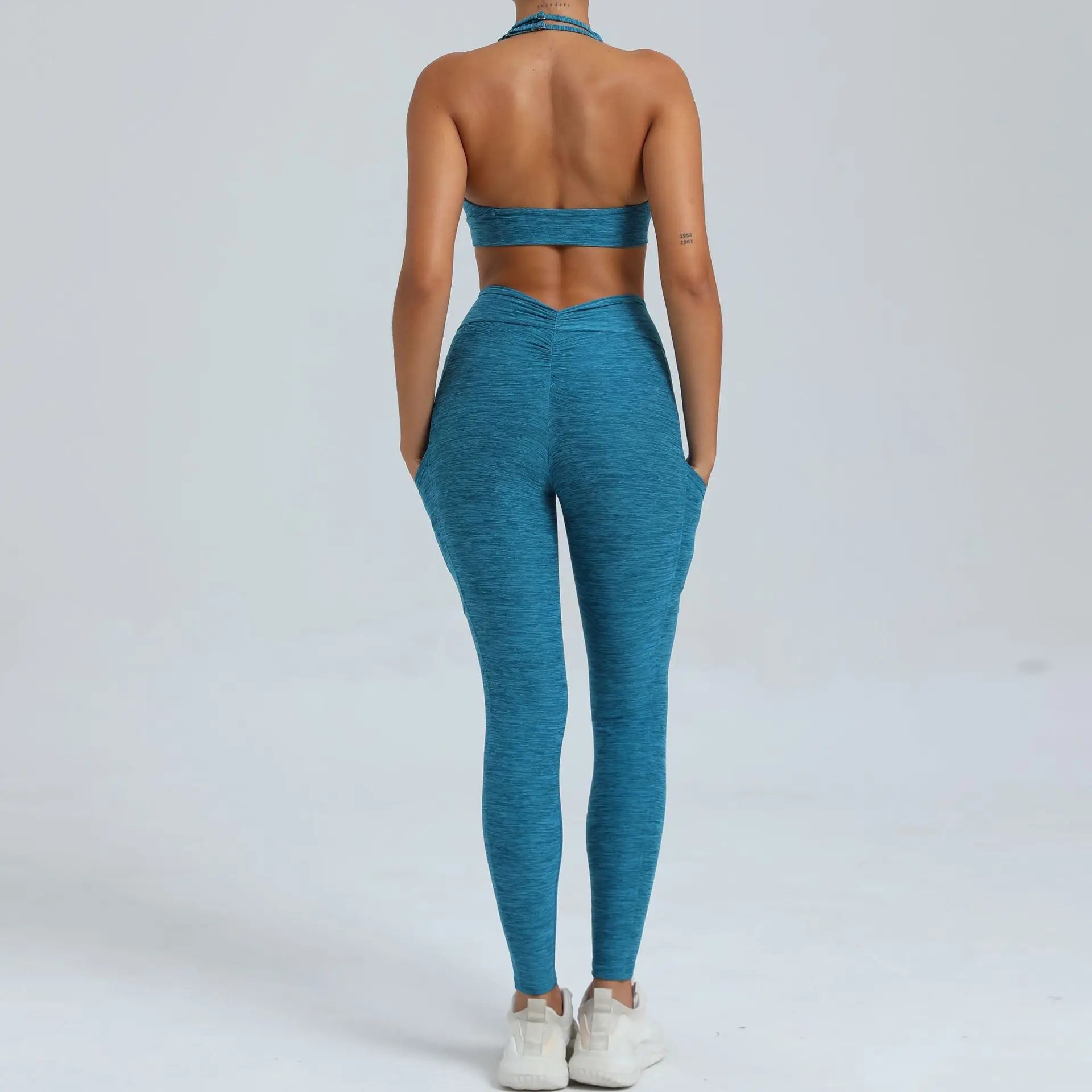 Fitness Suit Women Tracksuit Yoga Set Sportswear Workout Clothes Sports Bra High Waist Leggings Gym Clothing Sports Suits