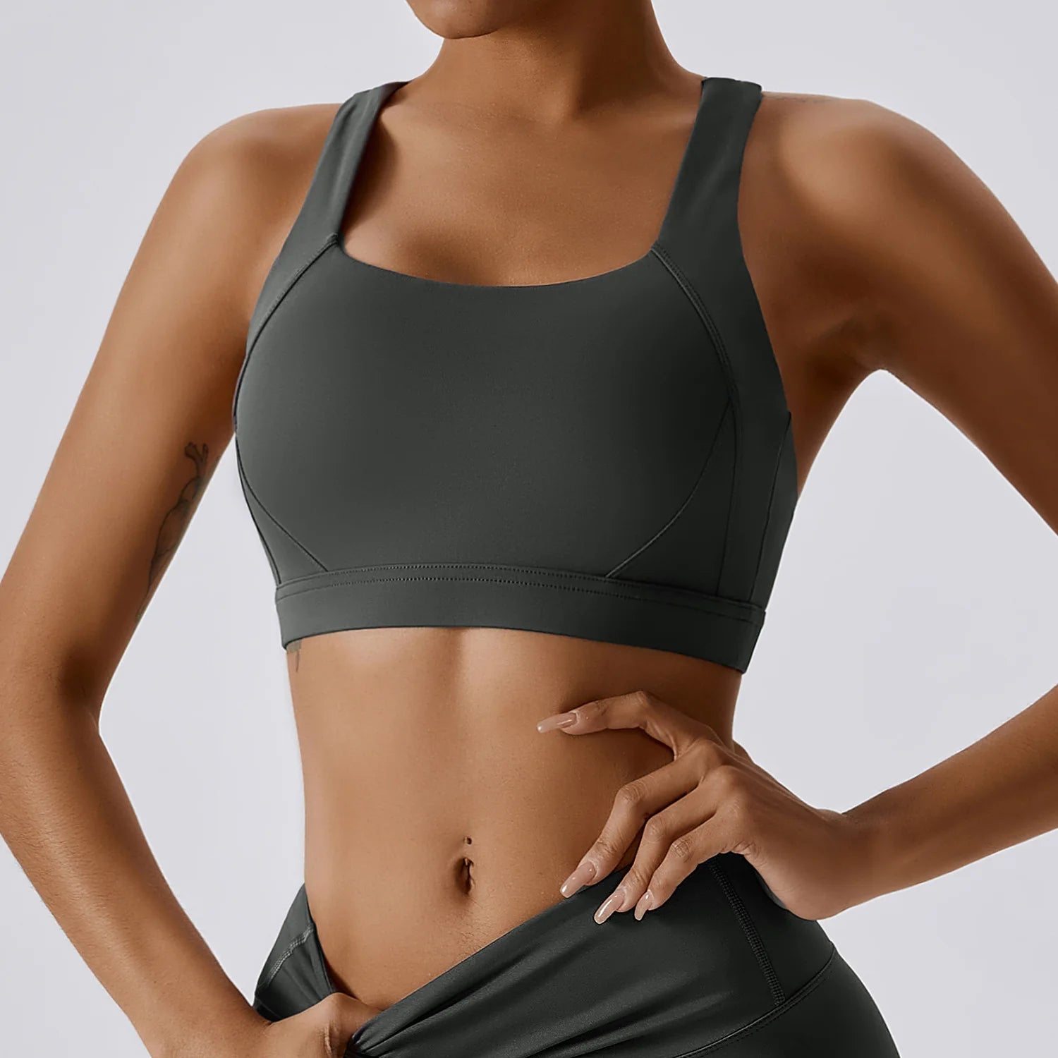 Breathable Sports Bra Shockproof Crop Anti-sweat Fitness Top Women Yoga Bra Push Up Sport Gym Running Workout Top Soft Underwear