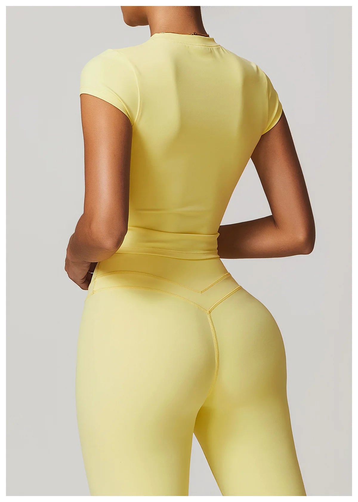 Women Clothes Yoga Top Sport T Shirt Fitness Clothes Short Sleeve Yoga Shirt Gym Top Workout Running Active Wear Sport Top