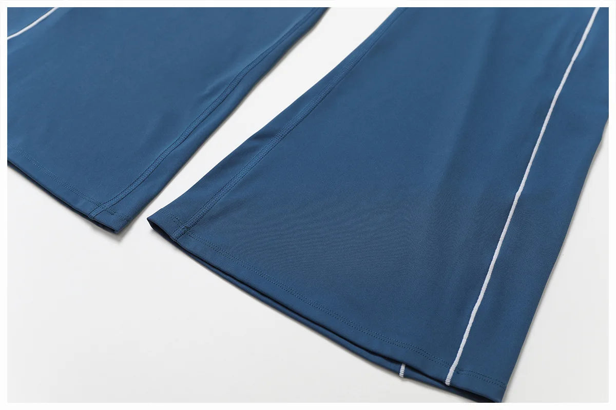 Fitness Bell-bottoms Women Sport Leggings High Waist Wide Leg Pants Yoga Leggings Gym Quick Dry Push Up Slim Pants Female Tights