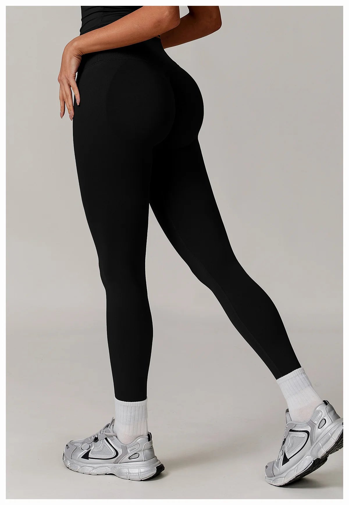 Seamless Yoga Leggings Women Fitness Leggings Running Cycling Pants Cross Waist Head Sports Legging High Waist Workout Gym Tight