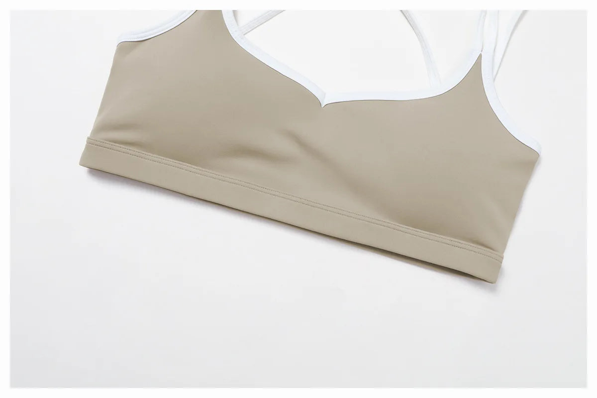 Sport Bras Women Breathable Sports Bra Shockproof Fitness Tops Push Up Gym Crop Top Brassiere Gym Workout Top Seamless Yoga Bra