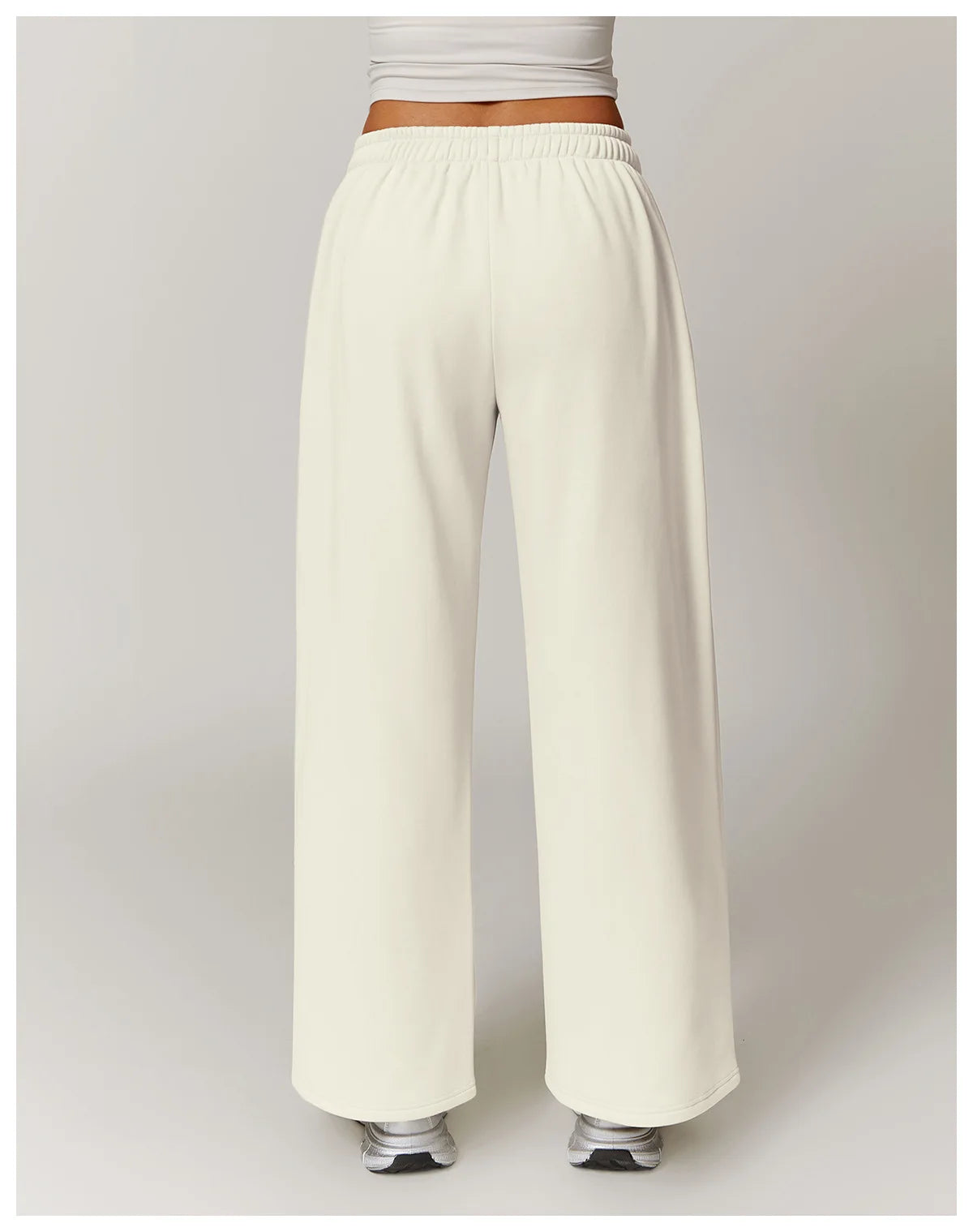 Winter Plush Loose Sports Sweatpants for Women Straight Leg Pants Warm Casual Pants Running Sports Pants for Women