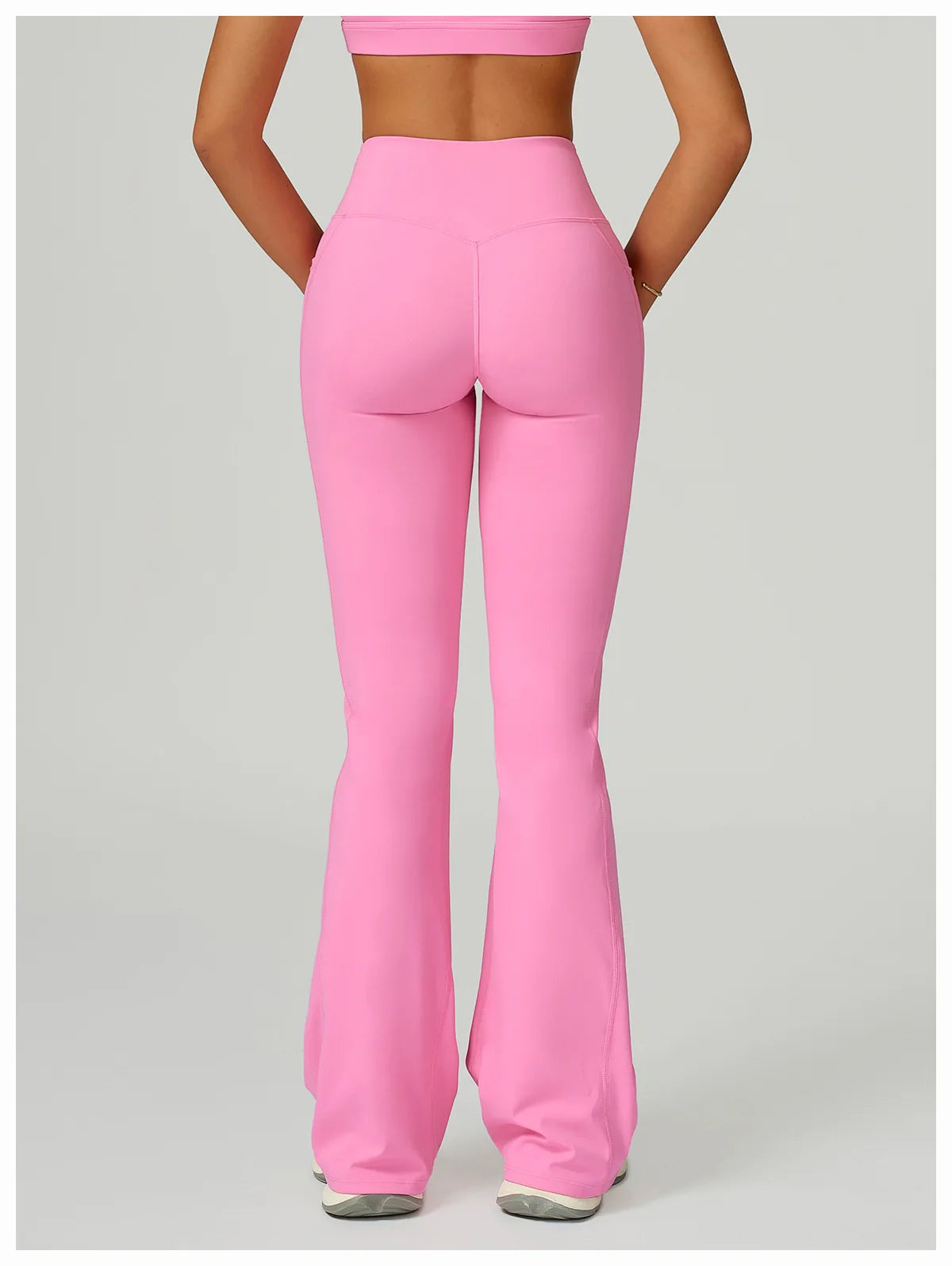 Women Flare Leggings Yoga Pants Bell-bottoms Yoga Trousers High Waist Fitness Pants Stretch Gym Casual Sports Wide Leg Pants