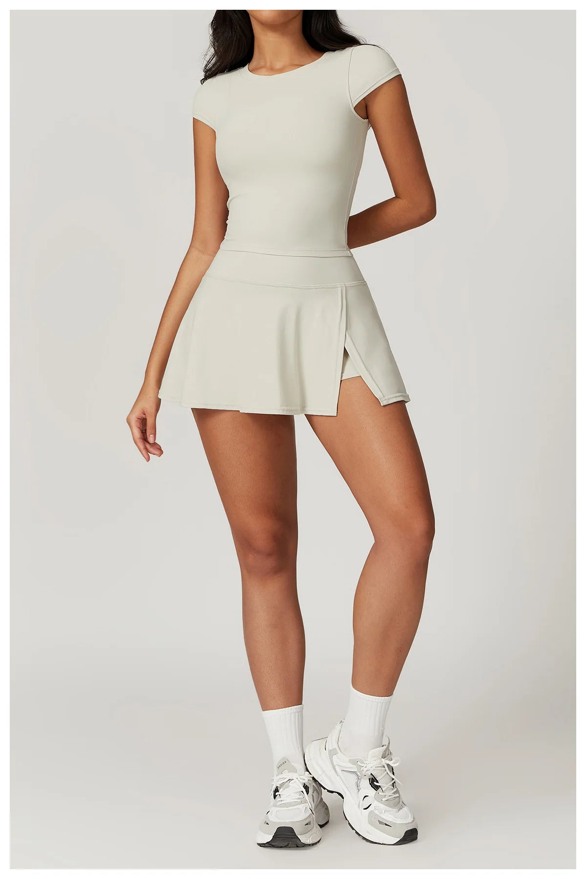 Summer Slim Yoga Shorts Women Short Skirts Ultra Short Mini Skirts Gym Exercise Running Fitness Tennis Anti-Light Sports Skirts