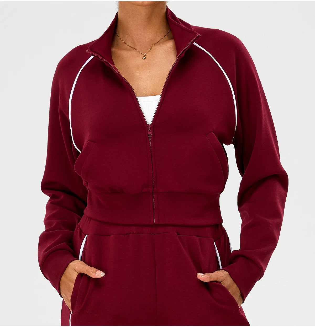 Women's Yoga Long Sleeve Sports Jacket Zip Fitness Yoga Shirt Slim Fit Gym Top Activewear Running Coats Workout Cycling Clothes