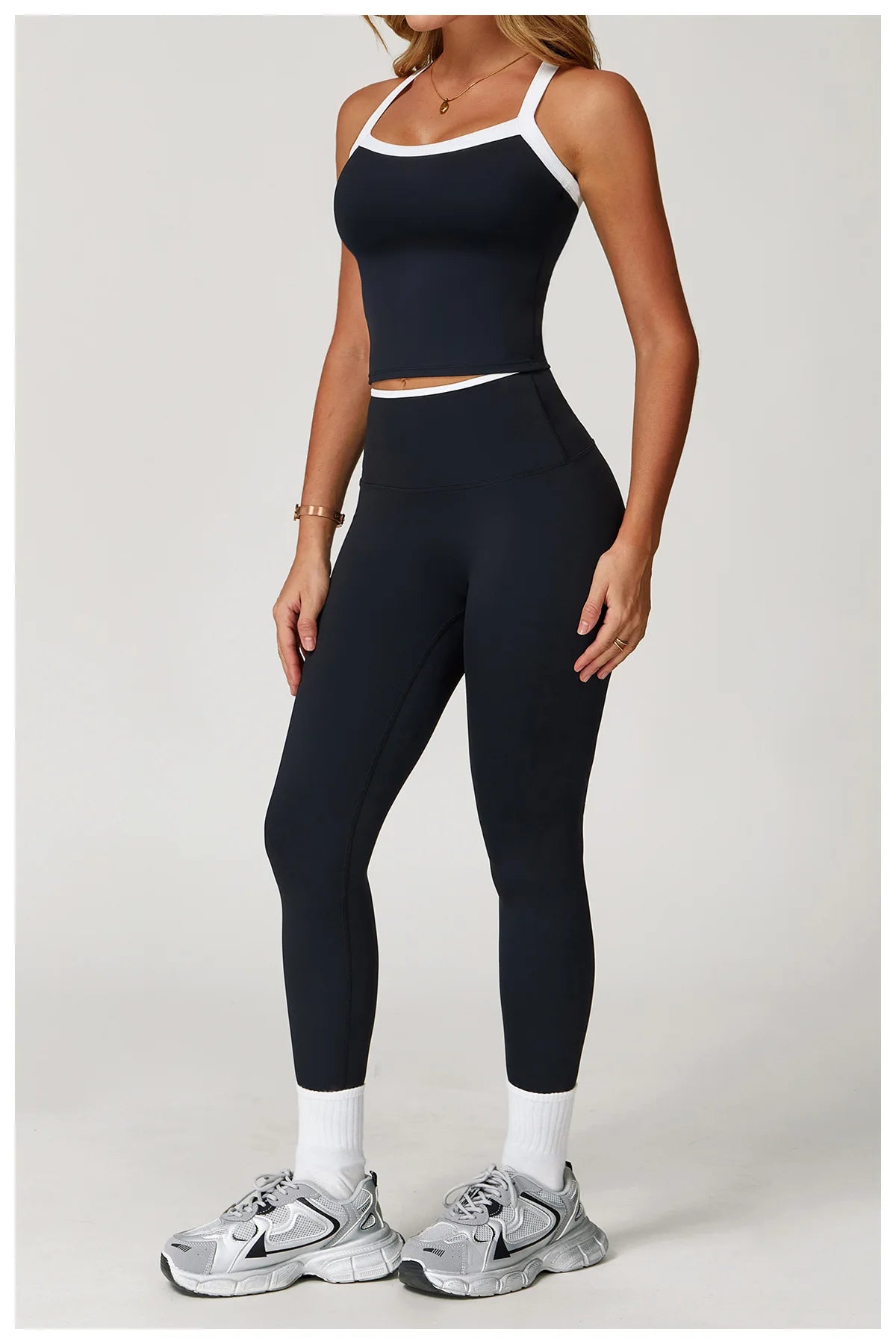 Yoga Leggings Women Impact Fitness Leggings Running Cycling Pants Breathable Sports Leggings High Waist Workout Gym Clothing
