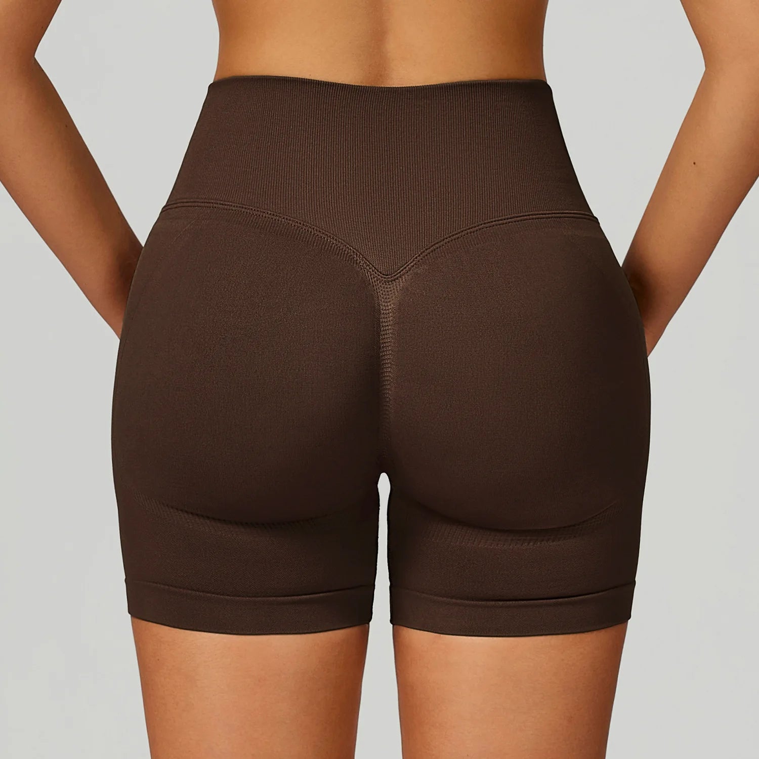 Seamless Women Sports Short Yoga Legging Shorts Squat Proof High Waist Fitness Tight Shorts Cycling Impact Workout Gym Shorts