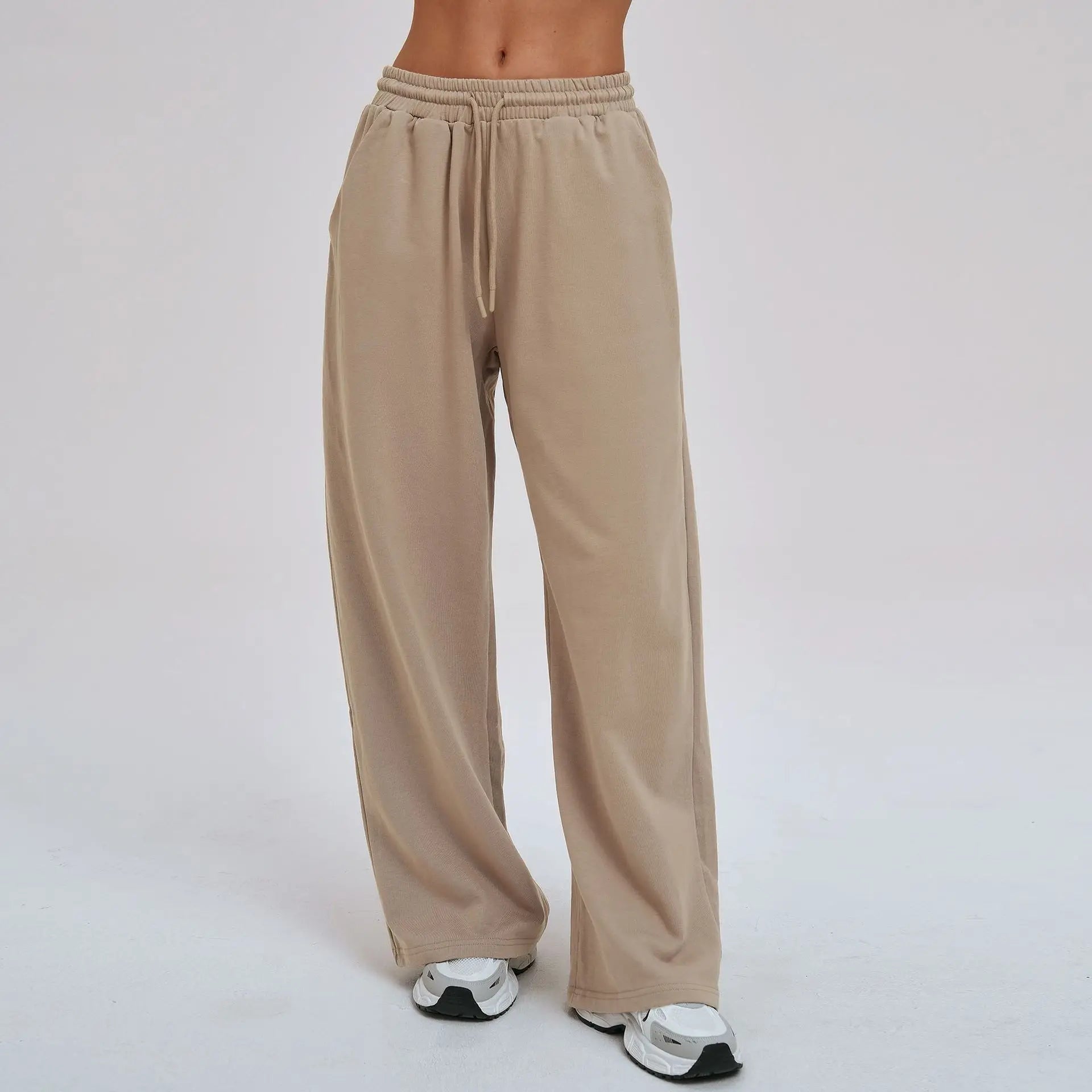 Yoga Pants Women's Gym Workout Pants Loose Wide Leg Casual Straight Leg Pants Outdoor Cycling And Running Sports Pants