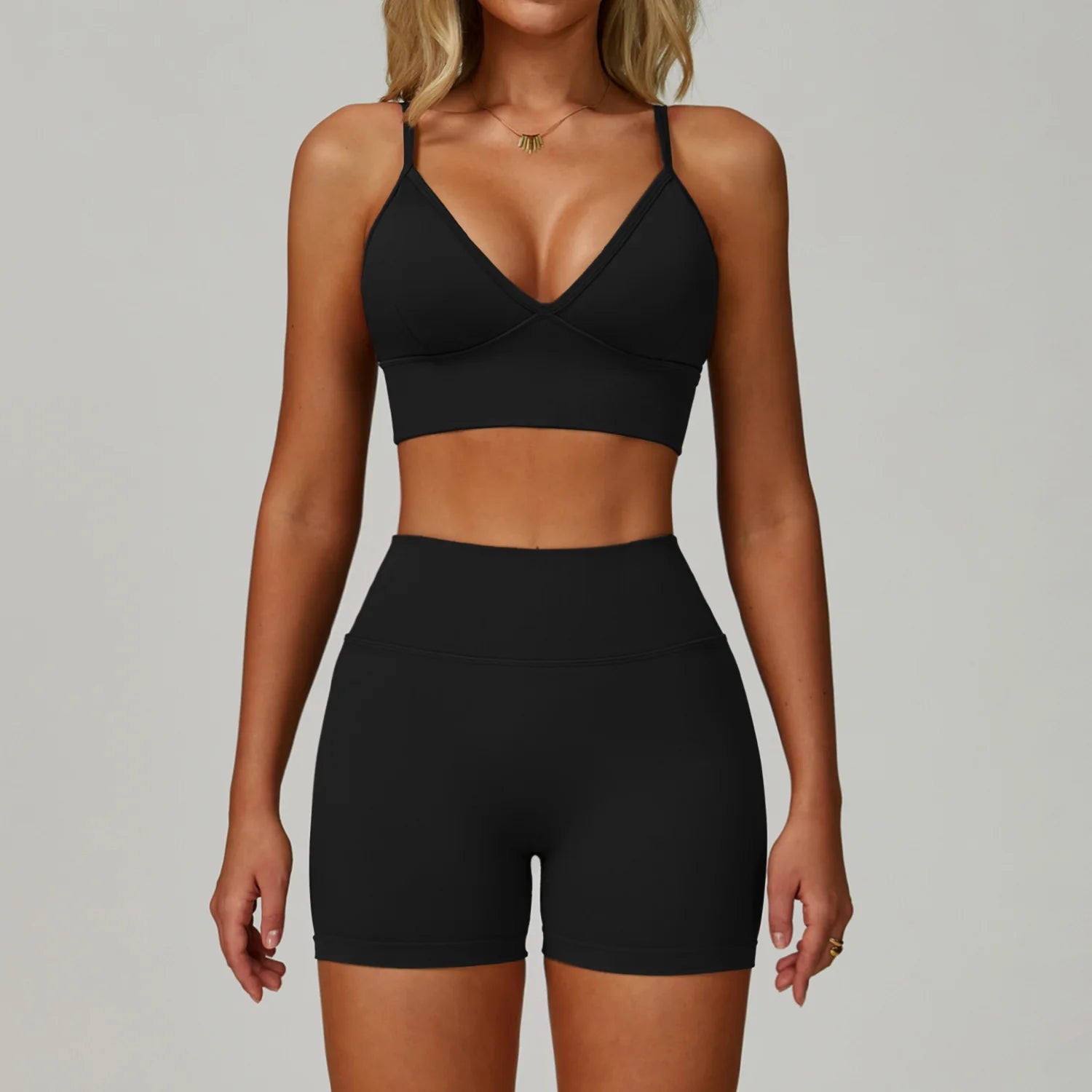 Seamless Yoga Suit 2PCS Sports Set Women Tracksuit Gym Running Workout Clothes Sports Long Sleeve Athletic Wear Yoga Clothing