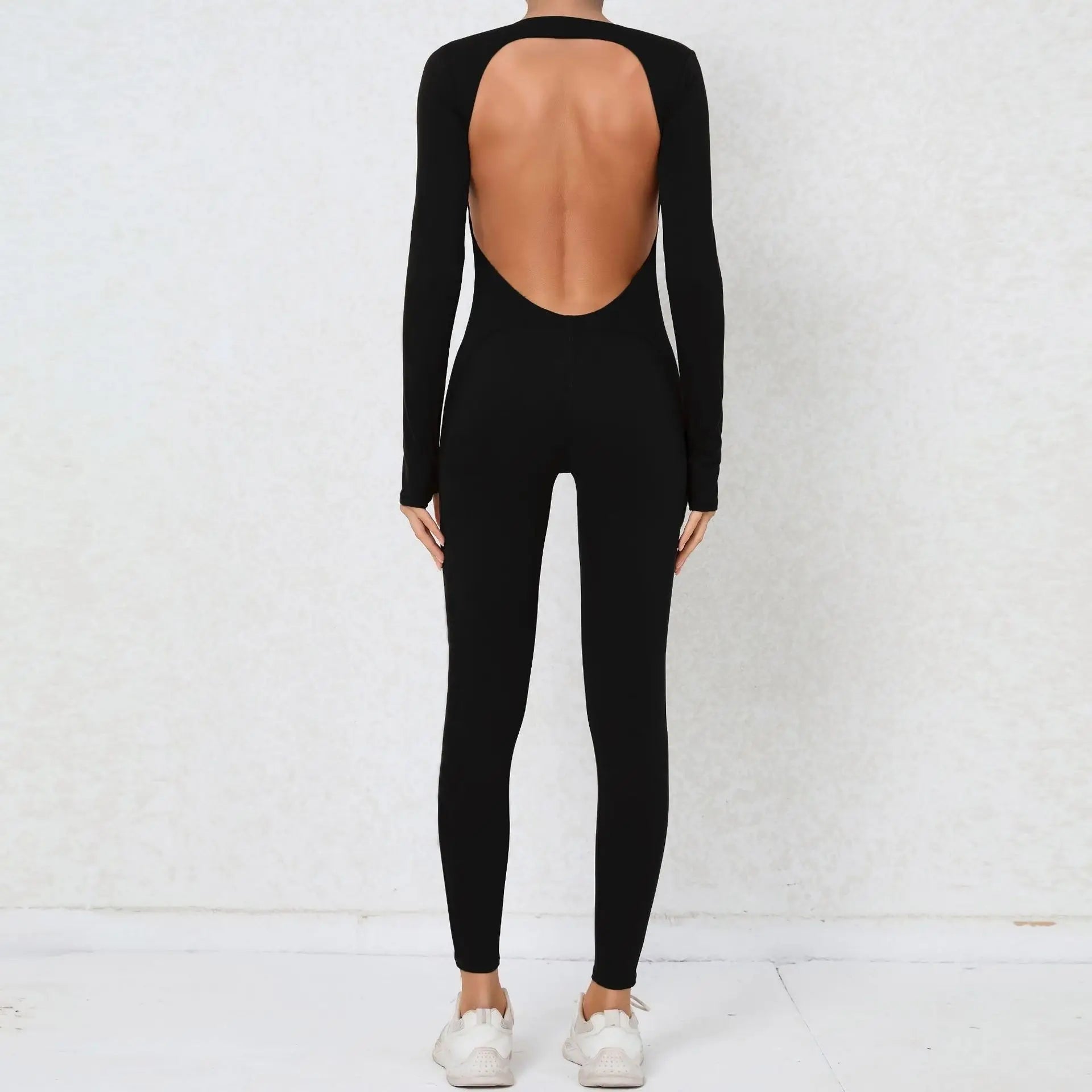 Jumpsuit Gym Yoga Set Women Long Sleeves Sportswear Women Tracksuit Sport Fitness Rompers Female Push Up Workout Bodysuit