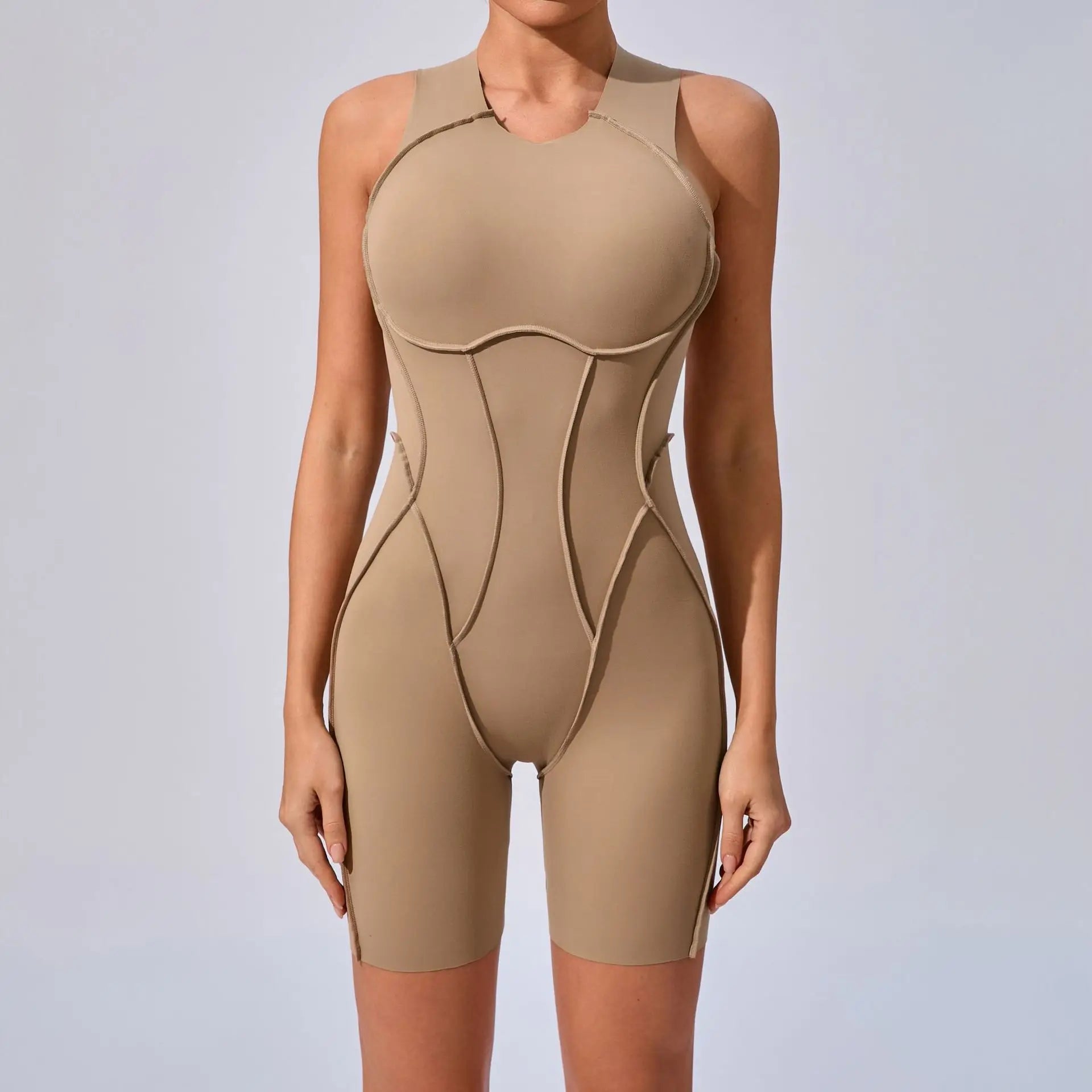 Women Tracksuit Sports Overalls Padding Sporty Jumpsuit Sportswear Woman Gym Set Sleeveless Yoga Clothing Suit for Fitness Set