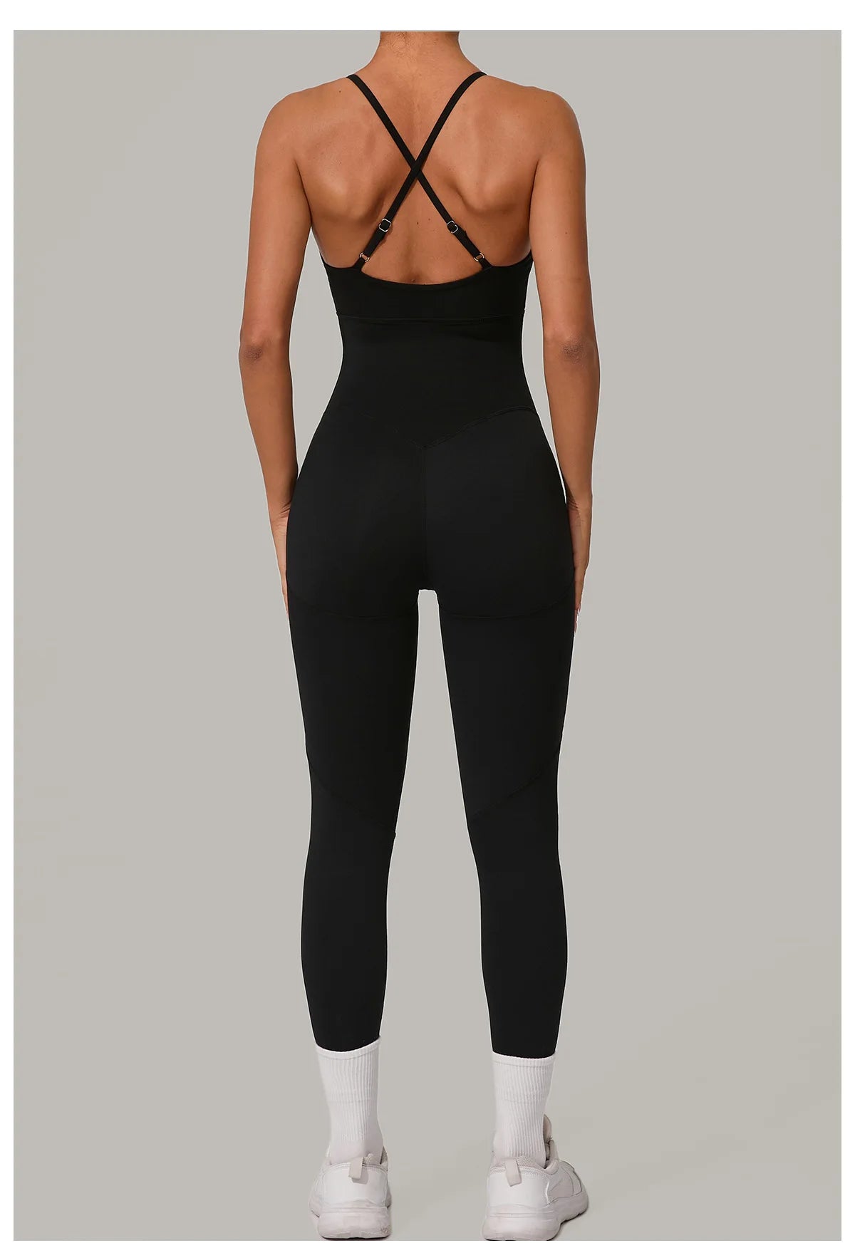 Women's Tracksuit Jumpsuits One-Piece Suit Sleeveless Yoga Set Gym Push Up Workout Clothes Fitness Bodysuit Sportswear Rompers