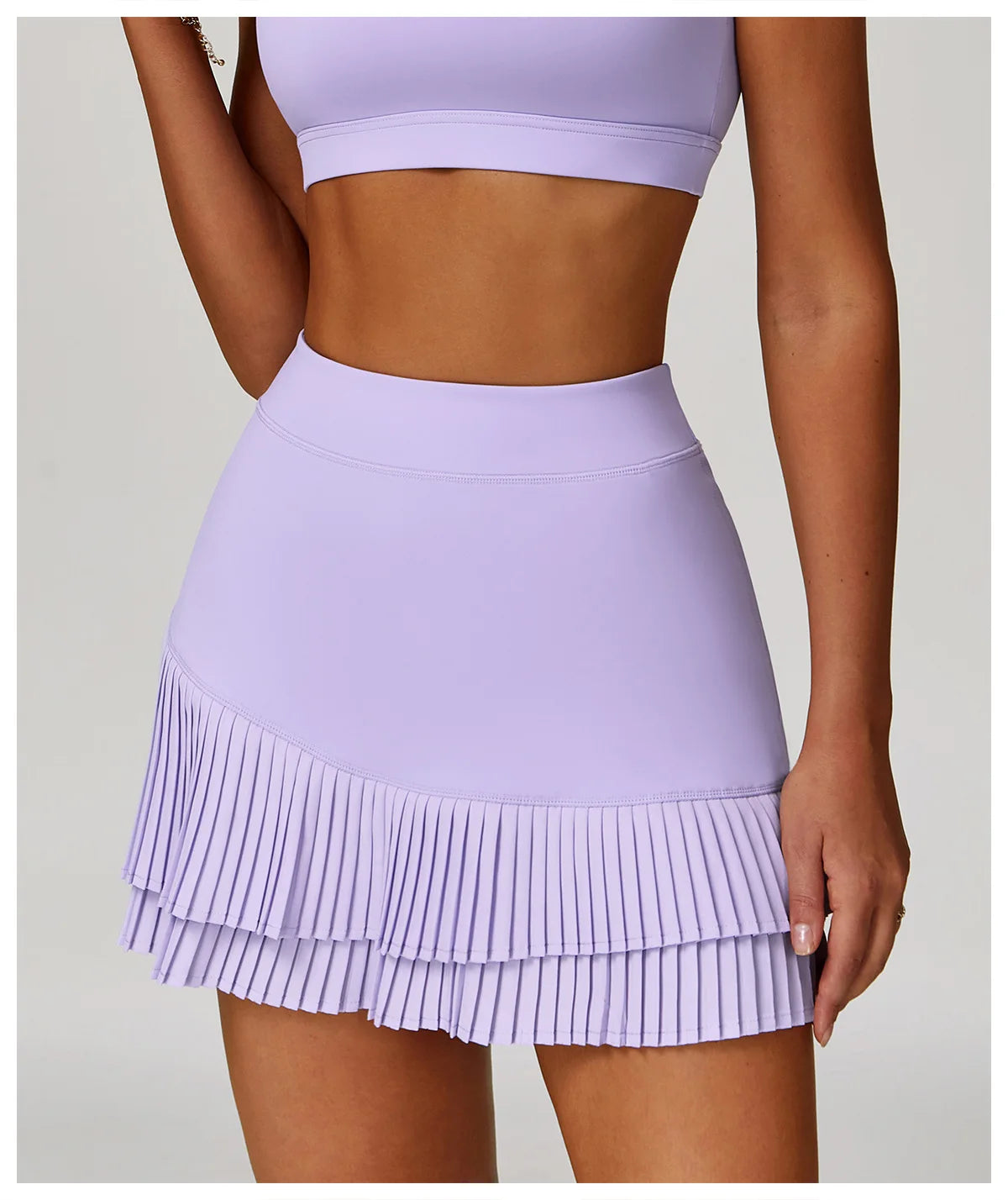 Women's Pleated Sports Skirts Dancing Golf Tennis Skirt for Women Gym Workout Push Up Fitness Shorts High Waist Running Skirts ﻿