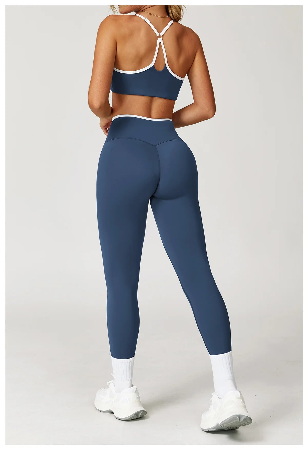 Women's Clothes Yoga Set 2 Pieces Workout Tracksuit Sportswear Gym Clothing High Waist Bell-bottoms Sexy Fitness Bta Sports Suit