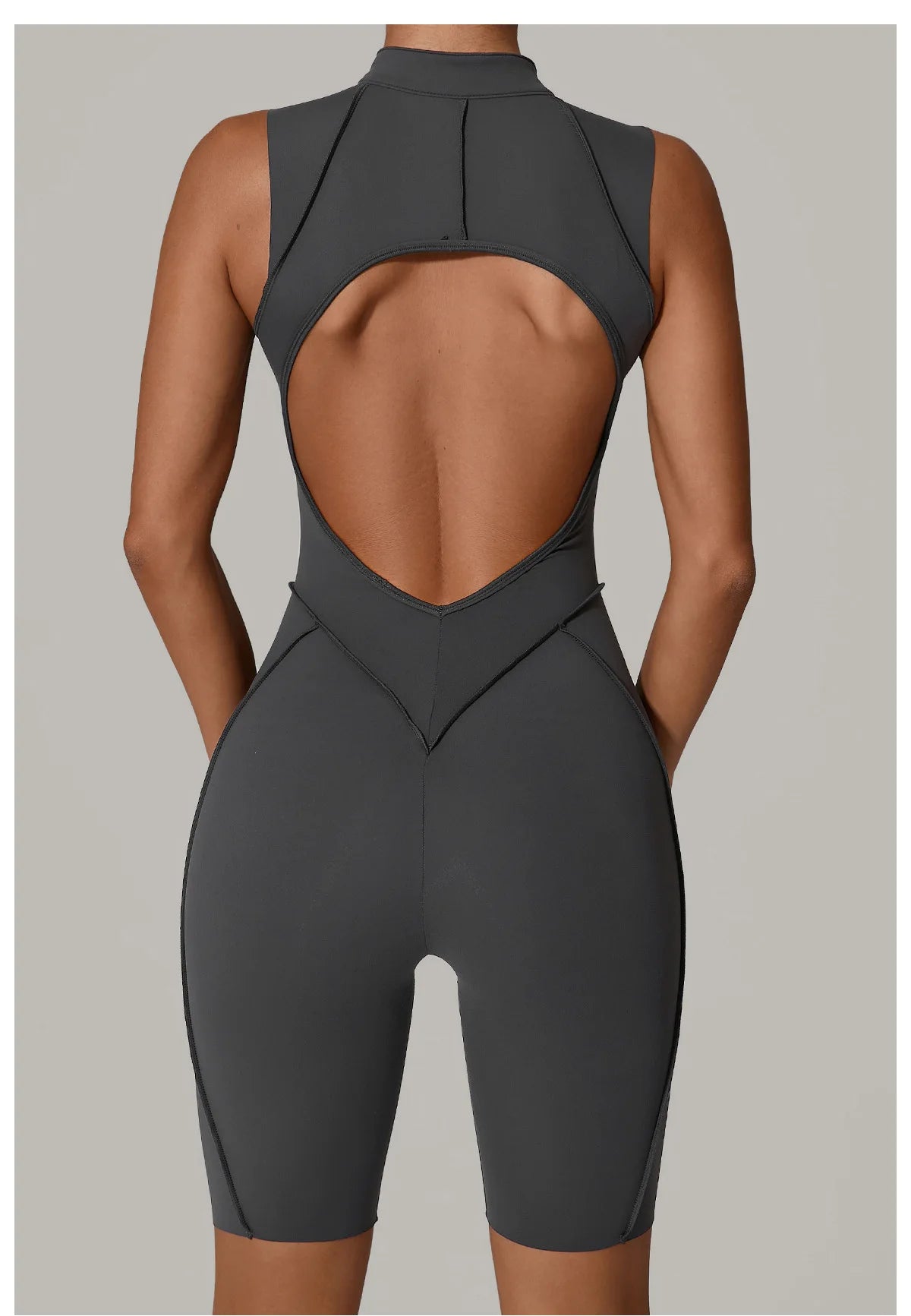 Zipper Jumpsuit Women's Fitness Suit Short Sets Sports Overalls for Woman Tracksuit Yoga Clothing Gym Workout Clothes Sportswear