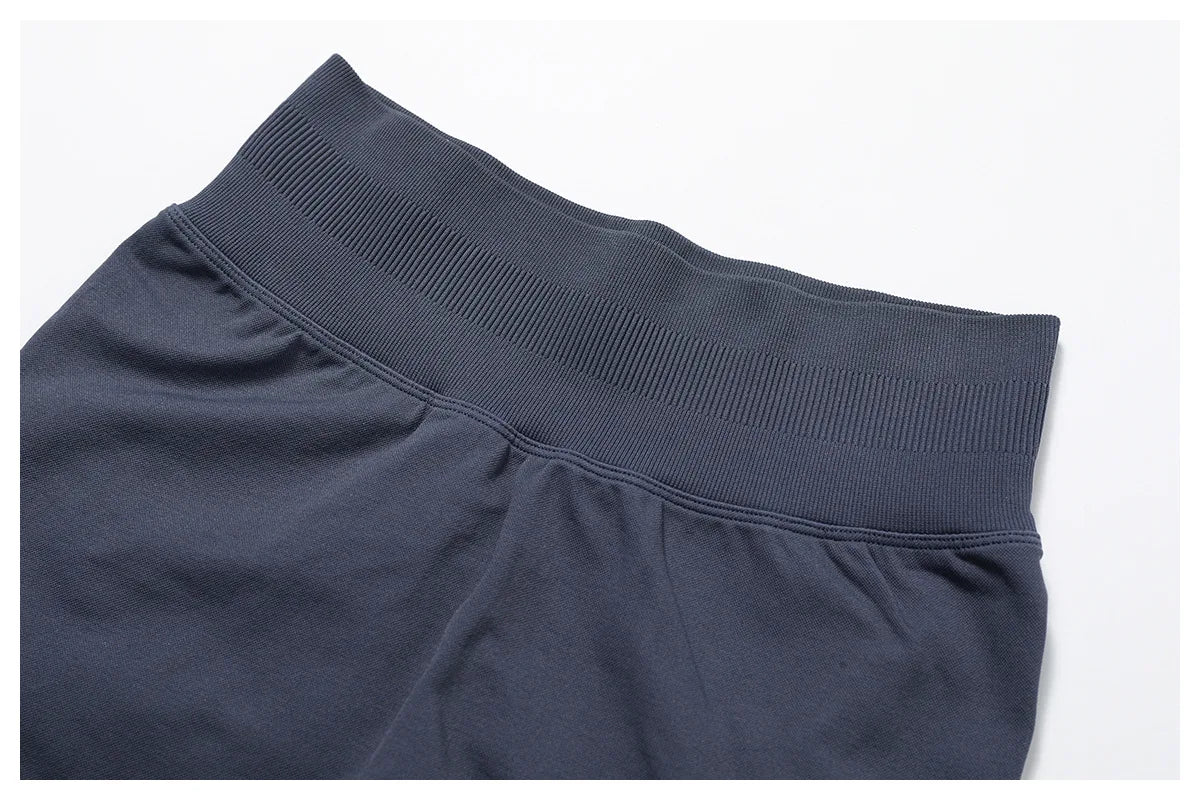 2 Pieces Women's Tracksuit Yoga Set Workout Sportswear Gym Clothing High Waist Leggings Fitness Shorts Push Up Bras Sports Suits