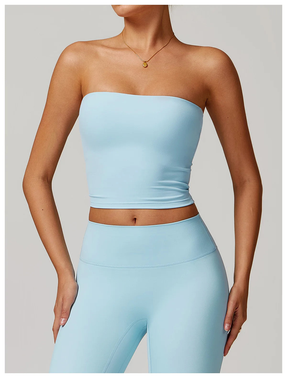 New Strapless Yoga Vest for Women Sexy Beautiful Back Sports Bra Shock Resistant Quick Drying Fitness Top for Women Underwear