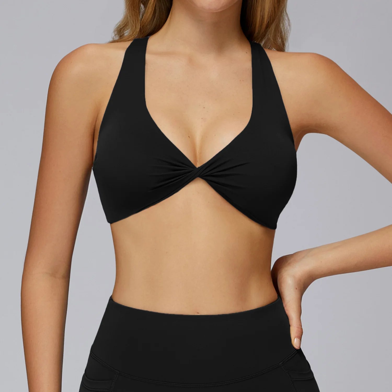 High Intensity Sports Underwear Women Shockproof Sagging Resistant Yoga Vest Fitness Bra Integrated Professional Running Gym Top