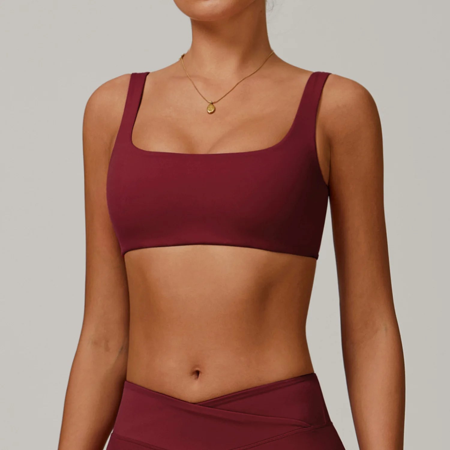 Women Breathable Sports Underwear Anti-Sweat Fitness Top Yoga Bra Running Top Push Up Sport Bra High Strength Gym Workout Top