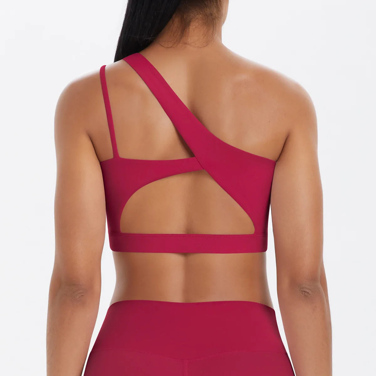 Sports Bra Women Push Up Fitness Bras One Shoulder Underwear Shockproof Yoga Bra Workout Bra Yoga Running Bra Sexy Vest