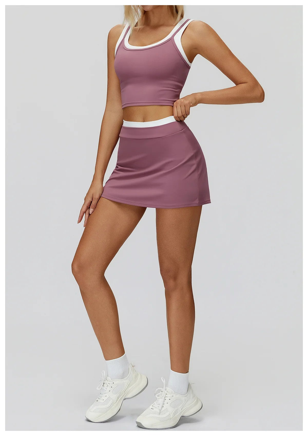 High Waist Sports Short Skirt Lined Shorts Fitness Yoga Quick Dry Running Workout Sport Skirts Tennis Skirt Golf Wear for Women